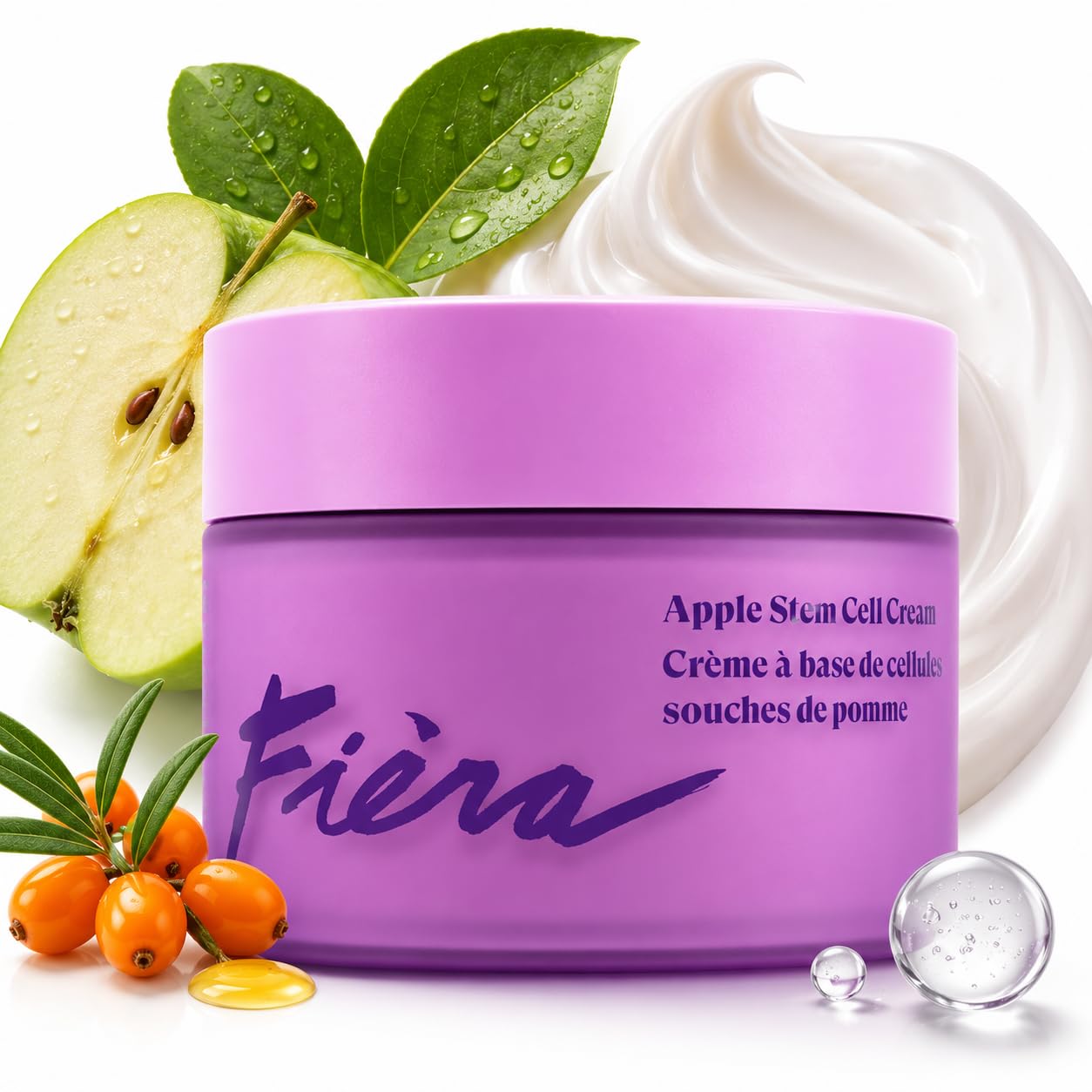 Amazon.com: FIÈRA 24-Hour Rejuvenating Face Cream with Apple Stem